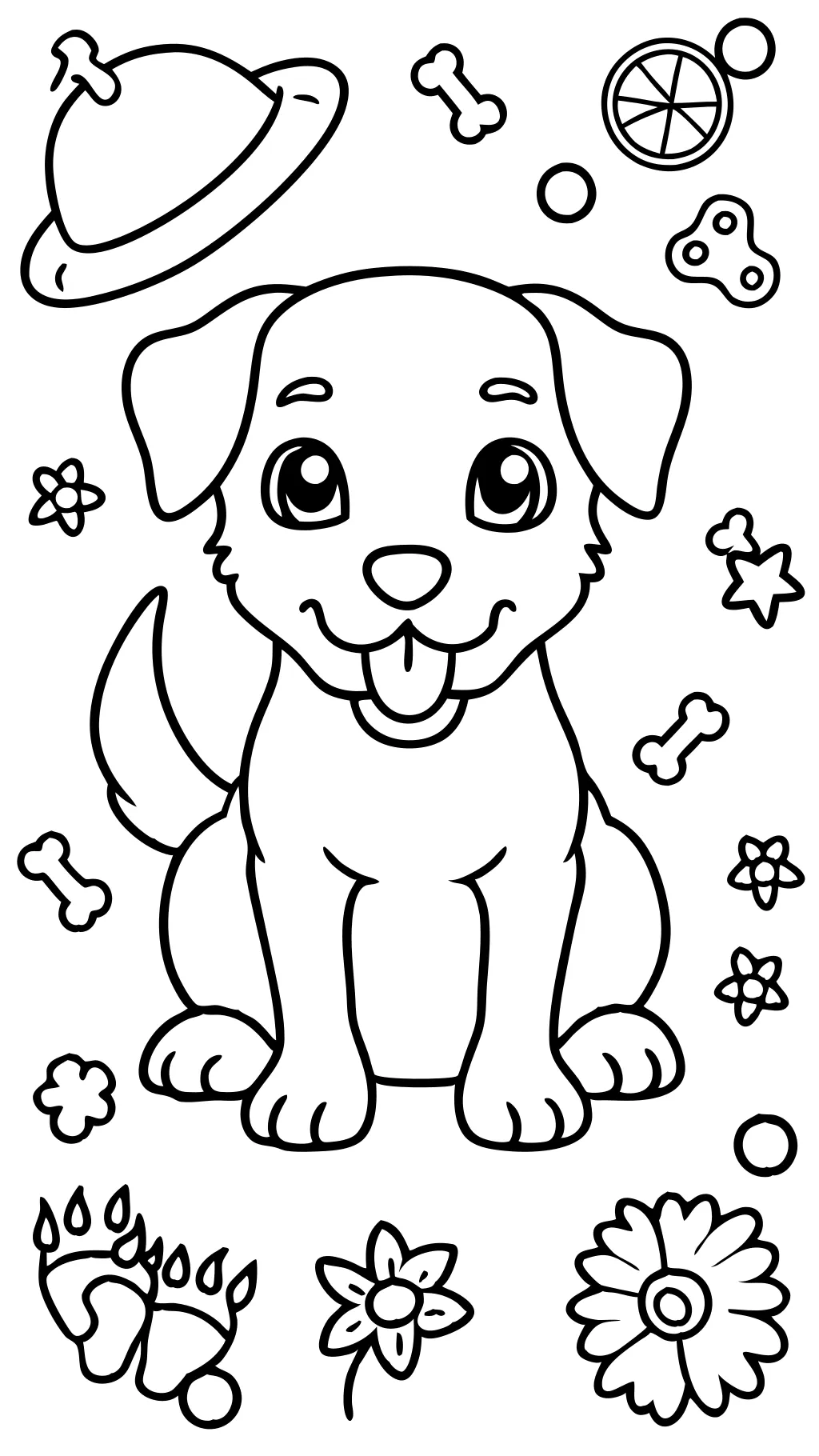 puppy coloring pages printable free